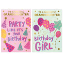Poppyhill 12 Pack Cards Birthday Granddaughter