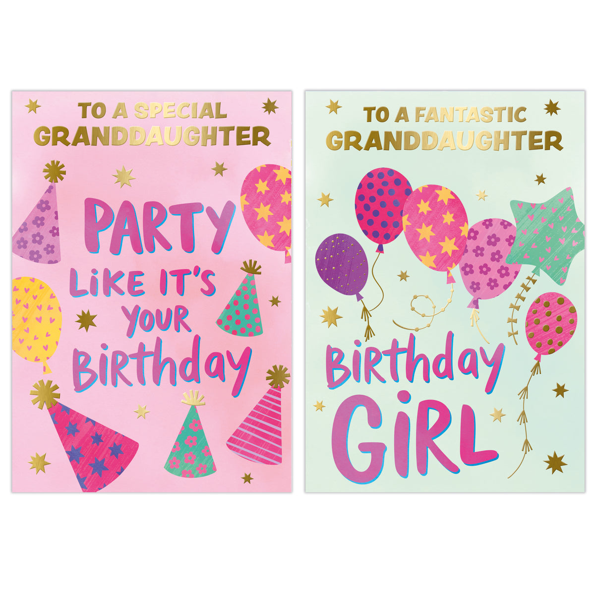 Poppyhill 12 Pack Cards Birthday Granddaughter