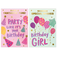 Poppyhill 12 Pack Cards C50 Birthday Open