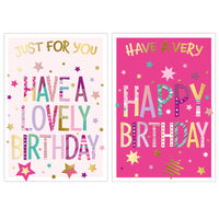 Poppyhill 12 Pack Cards C50 Birthday Open