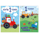 Poppyhill 12 Pack Cards C50 Birthday Age 1