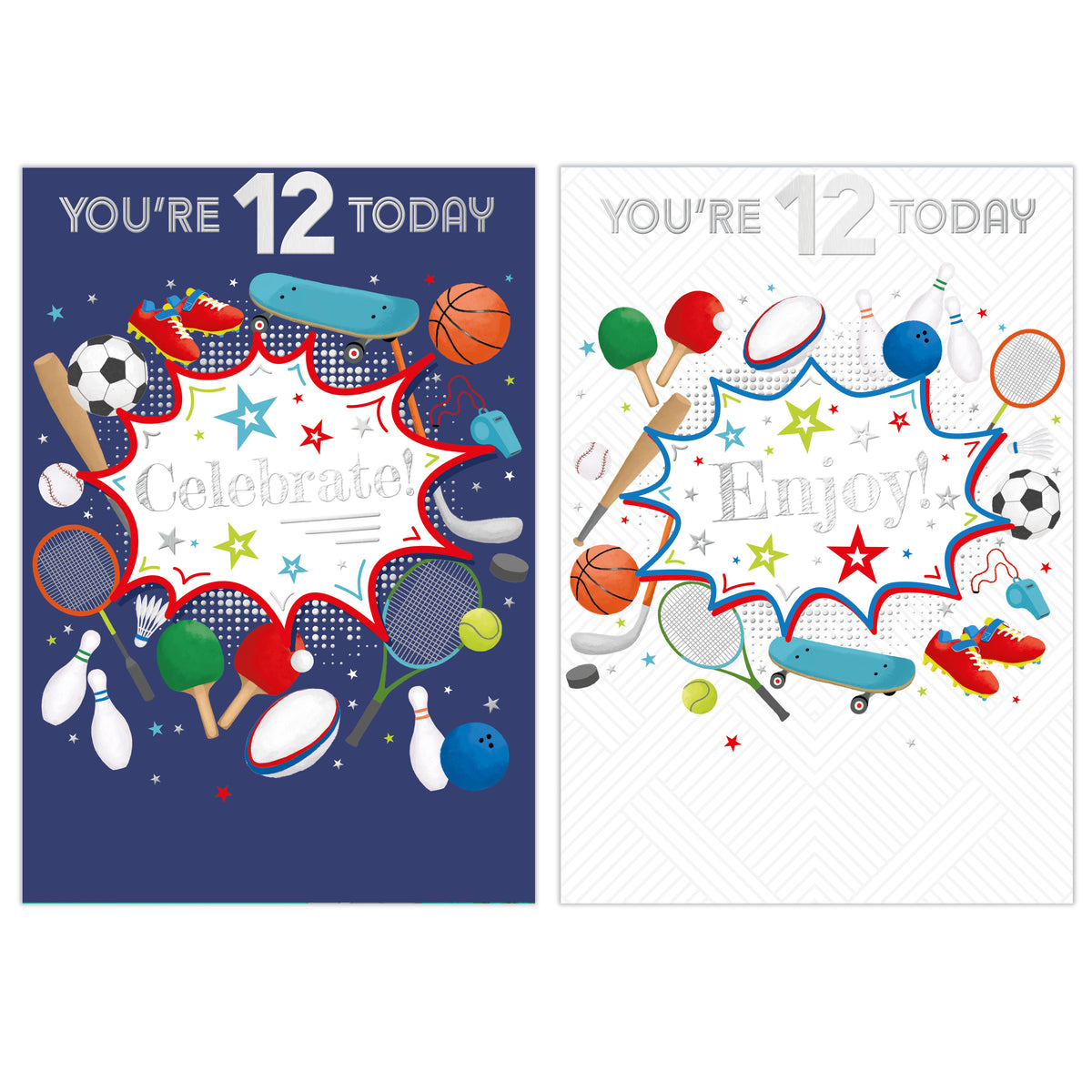 Poppyhill 12 Pack Cards C50 Birthday Age 12