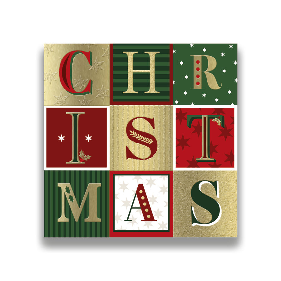 Prelude C160S Christmas Boxed Cards Open 10pk - Tiger Feet Ireland