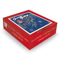 Tiger Feet Christmas Boxed Cards Medium 22pk - Tiger Feet Ireland