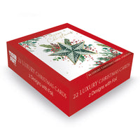 Tiger Feet Christmas Boxed Cards Medium 22pk - Tiger Feet Ireland
