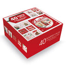 Tiger Feet Christmas Square Boxed Cards 40pk - Tiger Feet Ireland
