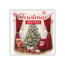Tiger Feet Christmas Square Boxed Cards 40pk - Tiger Feet Ireland