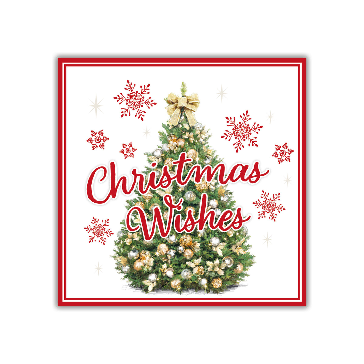 Tiger Feet Christmas Square Boxed Cards 40pk - Tiger Feet Ireland