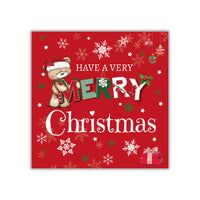 Tiger Feet Christmas Square Boxed Cards 40pk - Tiger Feet Ireland