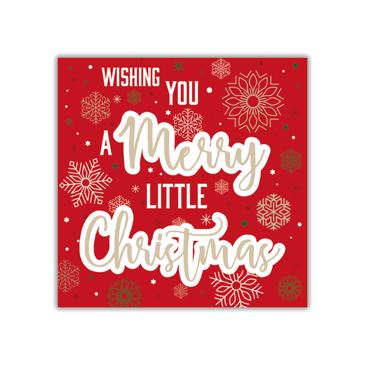 Tiger Feet Christmas Square Boxed Cards 40pk - Tiger Feet Ireland