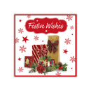 Tiger Feet Christmas Square Boxed Cards 40pk - Tiger Feet Ireland