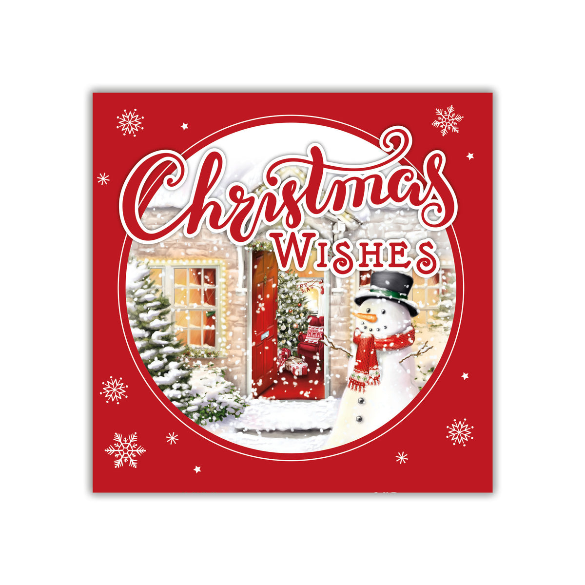 Tiger Feet Christmas Square Boxed Cards 40pk - Tiger Feet Ireland