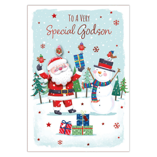 Prelude C50 Christmas Cards Godson 6pk
