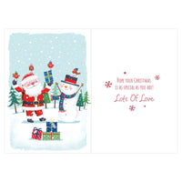 Prelude C50 Christmas Cards Godson 6pk - Tiger Feet Ireland