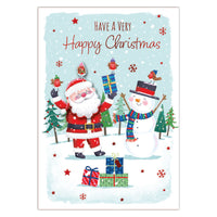 Prelude C50 Christmas Cards Open 6pk - Tiger Feet Ireland
