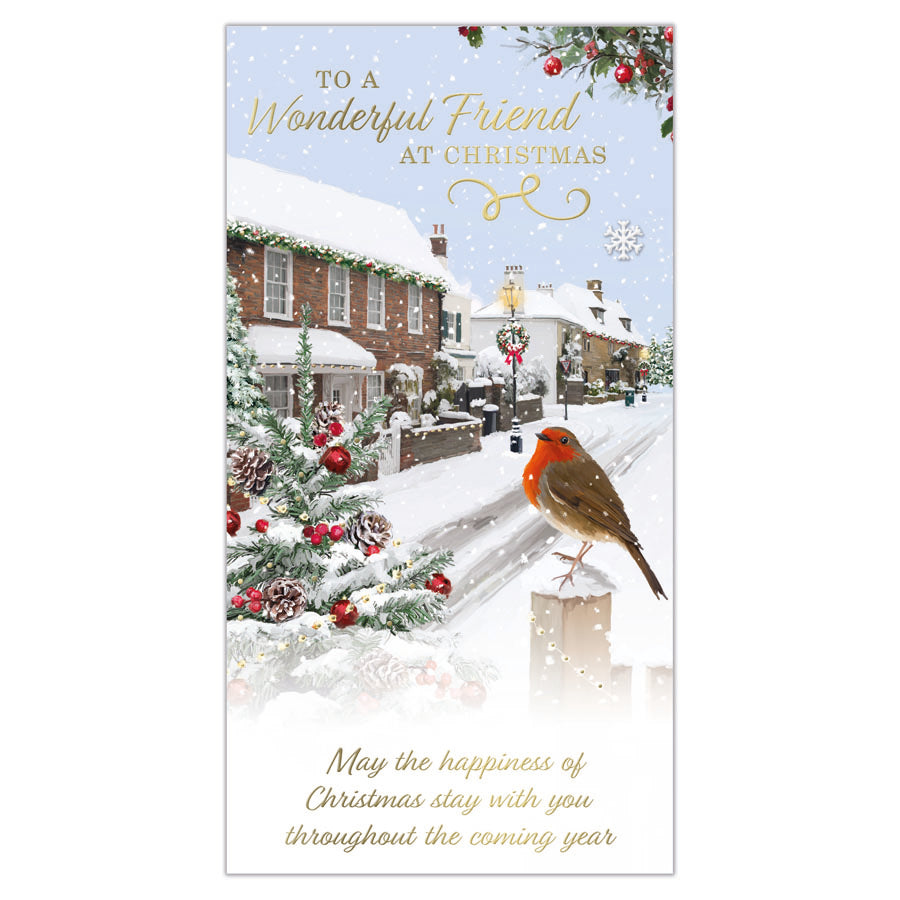 Prelude C55 Christmas Cards Friend 6pk - Tiger Feet Ireland