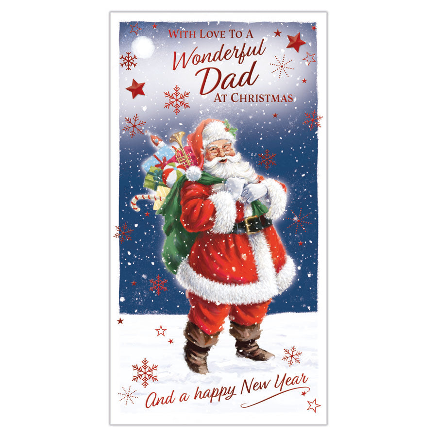 Prelude C55 Christmas Cards Dad 6pk - Tiger Feet Ireland