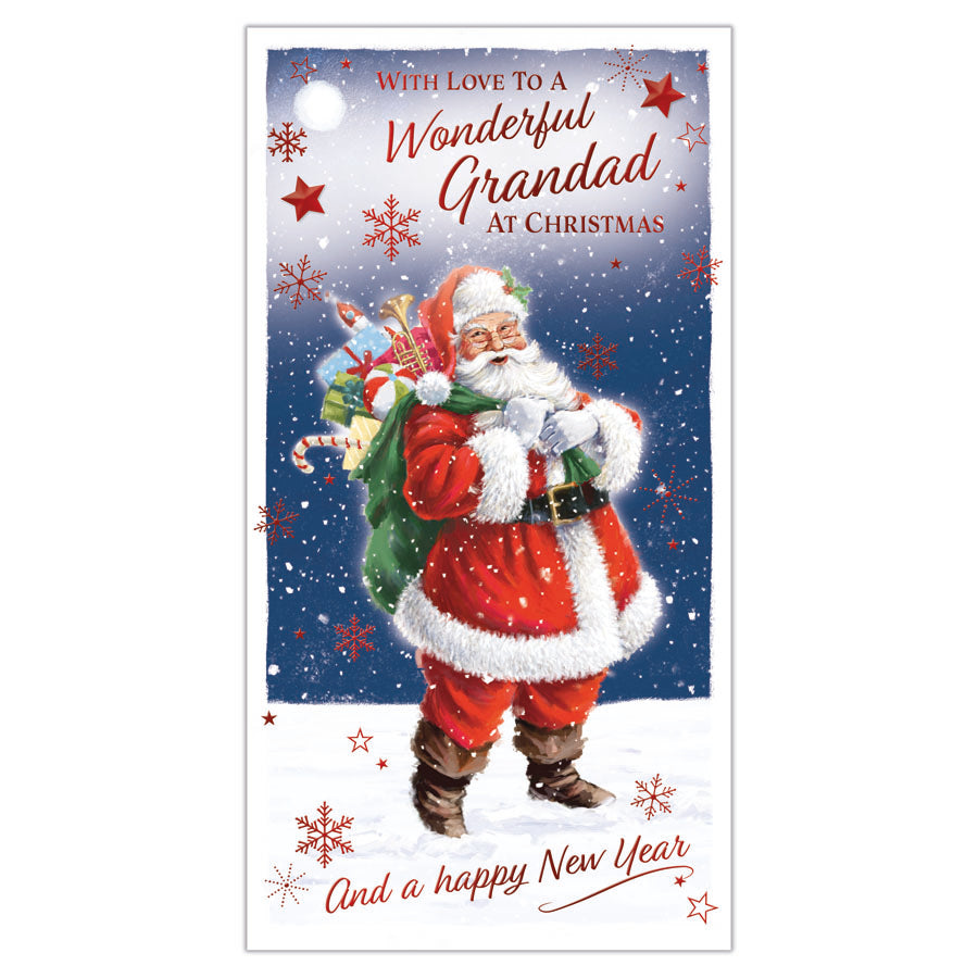 Prelude C55 Christmas Cards Grandad 6pk - Tiger Feet Ireland
