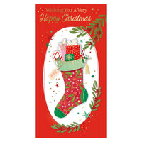 Prelude C55 Christmas Cards Open 6pk - Tiger Feet Ireland