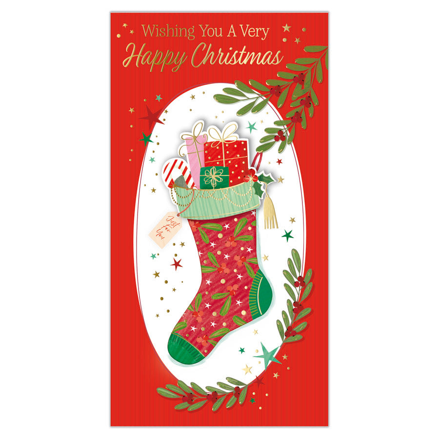 Prelude C55 Christmas Cards Open 6pk - Tiger Feet Ireland