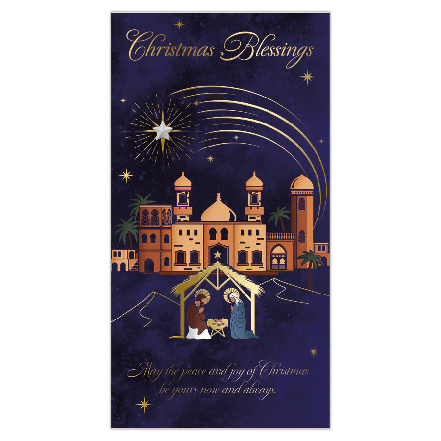 Prelude C55 Christmas Cards Open 6pk - Tiger Feet Ireland
