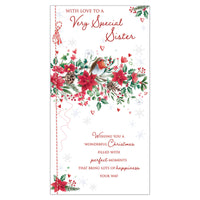 Prelude C55 Christmas Cards Sister 6pk - Tiger Feet Ireland