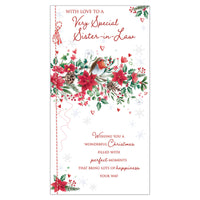 Prelude C55 Christmas Cards Sister-In-Law 6pk - Tiger Feet Ireland