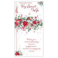 Prelude C55 Christmas Cards Wife 6pk - Tiger Feet Ireland