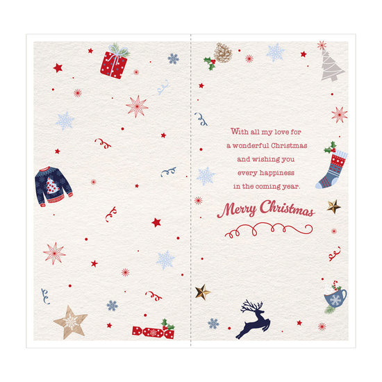 Prelude C55 Christmas Cards Husband 6pk
