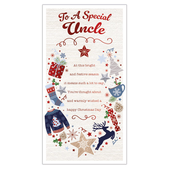 Prelude C55 Christmas Cards Uncle 6pk