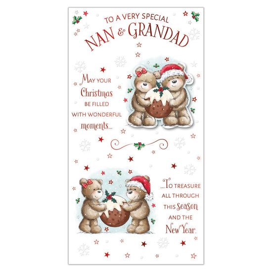 Prelude C55 Christmas Cards Nan & Grandad 6pk