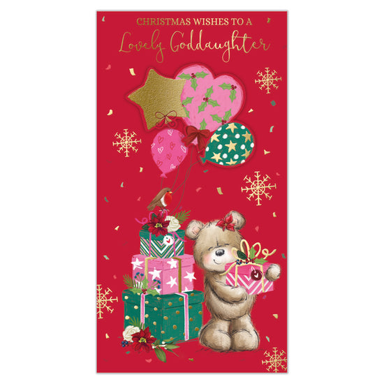 Prelude C55 Christmas Cards Goddaughter 6pk