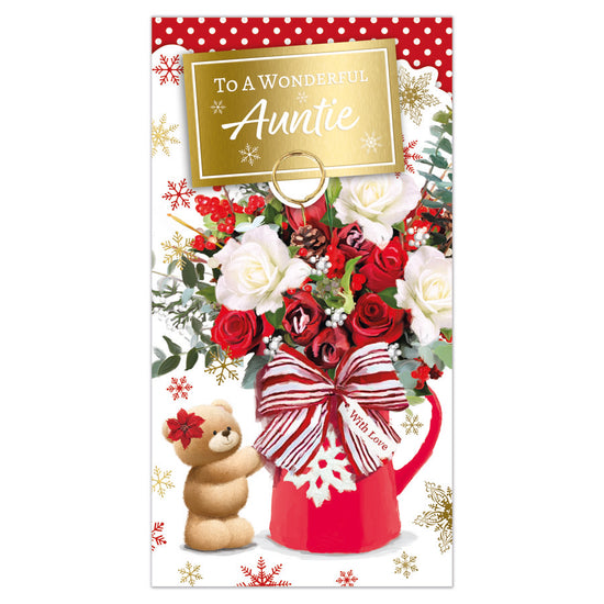 Prelude C55 Christmas Cards Auntie 6pk