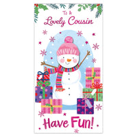 Prelude C55 Christmas Cards Cousin 6pk - Tiger Feet Ireland