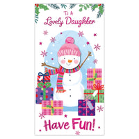Prelude C55 Christmas Cards Daughter 6pk - Tiger Feet Ireland