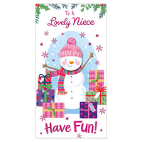 Prelude C55 Christmas Cards Niece 6pk - Tiger Feet Ireland