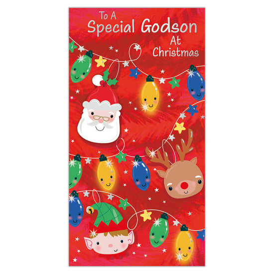 Prelude C55 Christmas Cards Godson 6pk