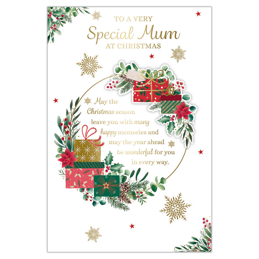 Prelude C75 Christmas Cards Mum 6pk - Tiger Feet Ireland