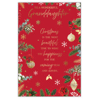 Prelude C75 Christmas Cards Granddaughter 6pk - Tiger Feet Ireland