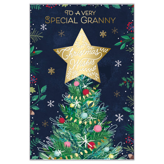 Prelude C75 Christmas Cards Granny 6pk
