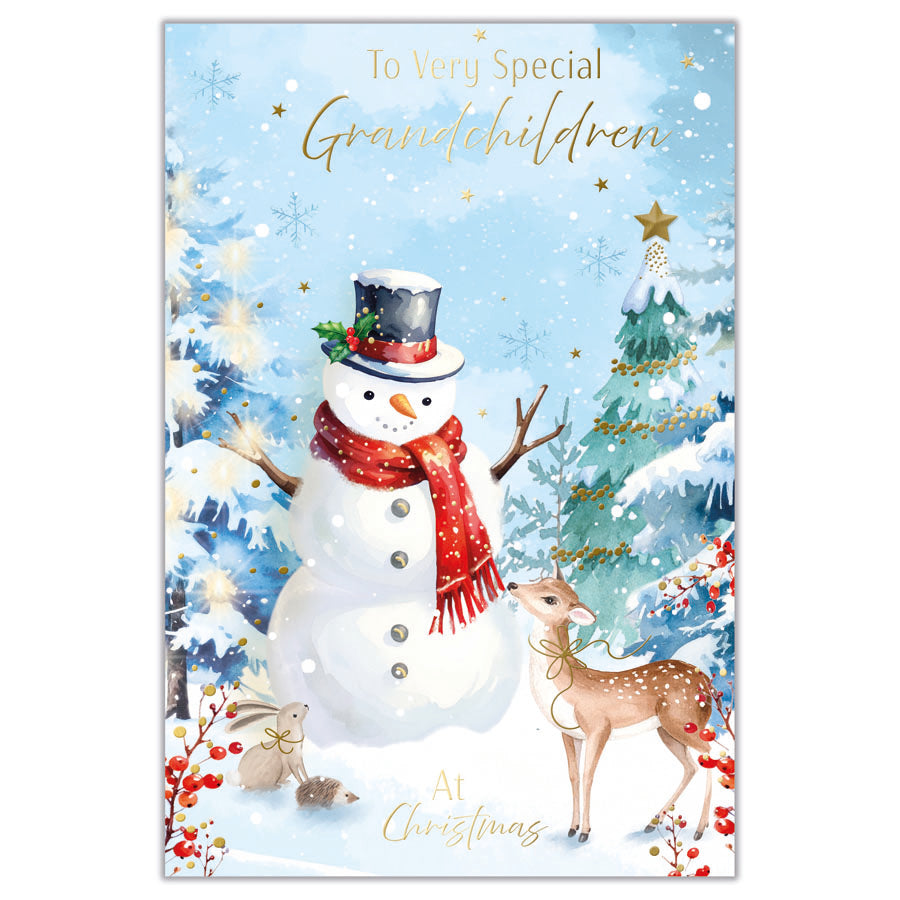Prelude C75 Christmas Cards Grandchildren 6pk - Tiger Feet Ireland