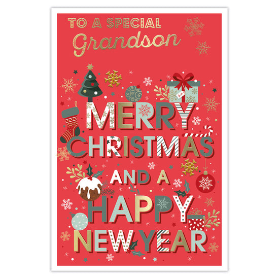 Prelude C75 Christmas Cards Grandson 6pk