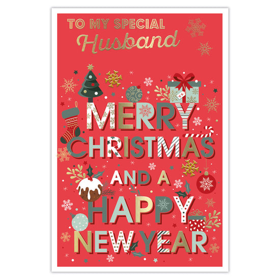 Prelude C75 Christmas Cards Husband 6pk