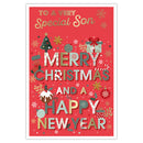 Prelude C75 Christmas Cards Son 6pk - Tiger Feet Ireland