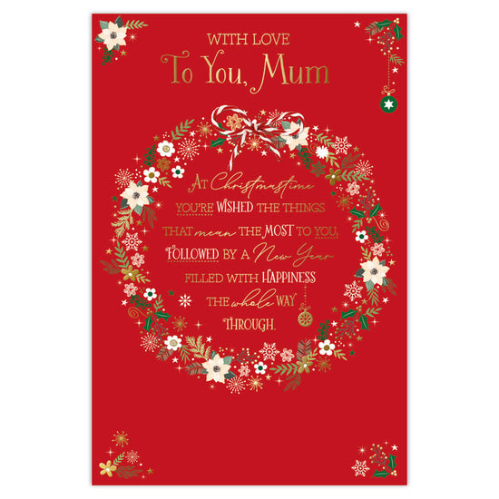 Prelude C75 Christmas Cards Mum 6pk