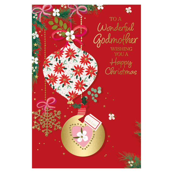 Prelude C75 Christmas Cards Godmother 6pk
