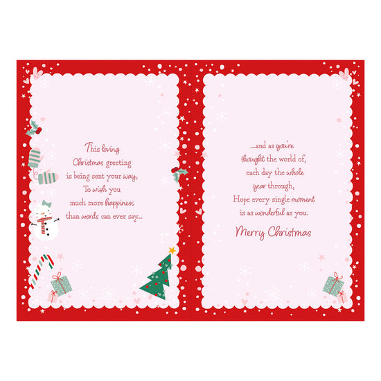 Prelude C75 Christmas Cards Daughter 6pk