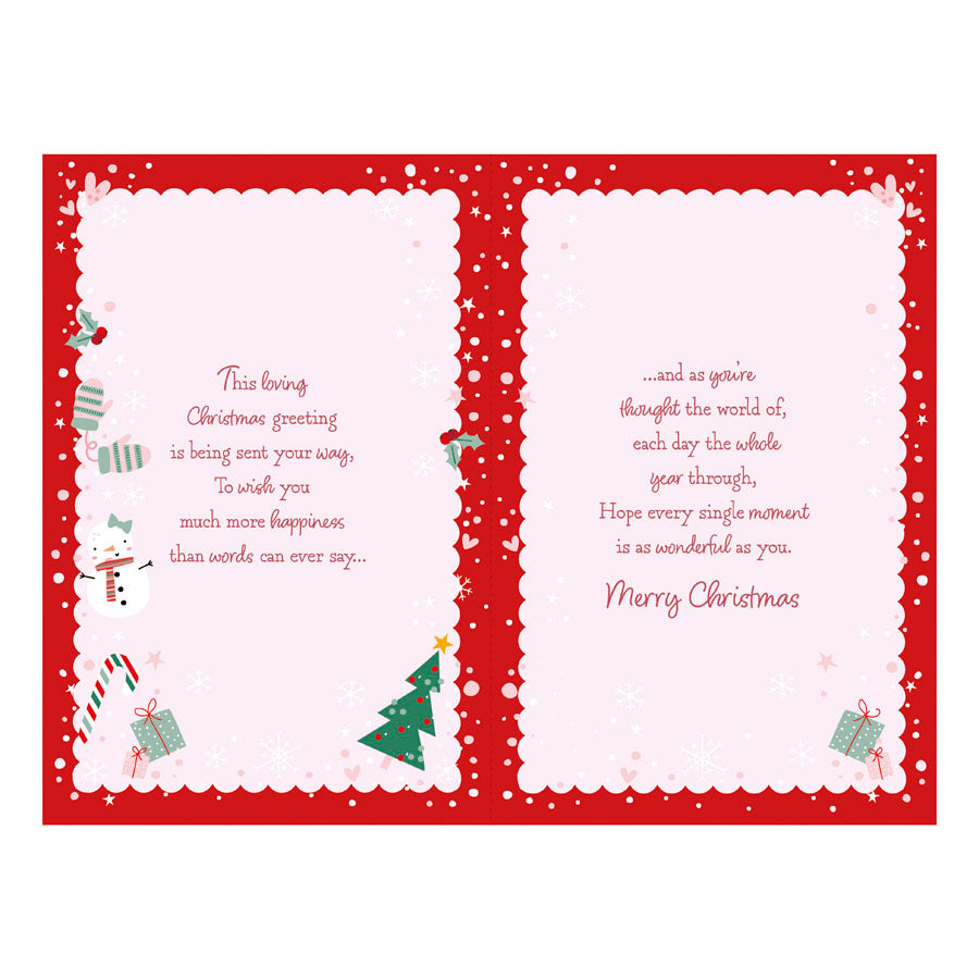 Prelude C75 Christmas Cards Sister 6pk - Tiger Feet Ireland