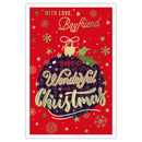 Prelude C75 Christmas Cards Boyfriend 6pk - Tiger Feet Ireland