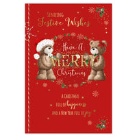 Prelude C75 Christmas Cards Open 6pk - Tiger Feet Ireland